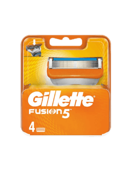 סכין גילוח לגבר | פיוזן 5 | מכיל 4 סכינים | גילט | Gillette