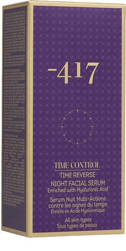 סרום אינטנסיבי | המועשר בחומצה היאלורונית | אשר מסייעת בצמצום משמעותי של סימני ההזדקנות | TIME REVERSE סרום פנים | 417 - 417-
