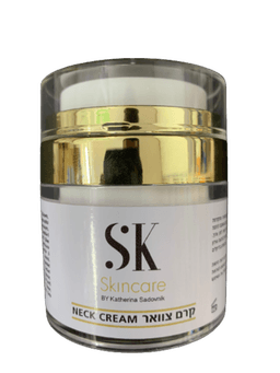 קרם צוואר יוקרתי | מבית SK | תכשיר אנטי אייגינג רב עוצמה | מכיל 50 מל