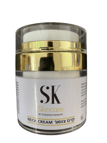 קרם צוואר יוקרתי | מבית SK | תכשיר אנטי אייגינג רב עוצמה | מכיל 50 מל