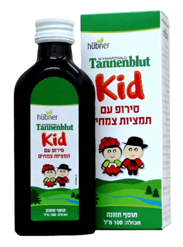 טננבלוט | סירופ עם תמציות צמחים | 100 מל | הובנר טננבלוט | Hubner Tannenblut