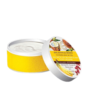 חמאת גוף | מכיל 250 מל | תמר בננה וקוקוס | מכילה מינרלים מים המלח | סי אוף ספא | Sea Of Spa