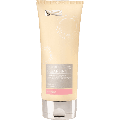 גנסיס קלין סינג | תרחיץ מקציף לפנים | לעור יבש | מכיל 200 מל | פורמולה חדשה ומתקדמת | דר פישר | Dr Fischer