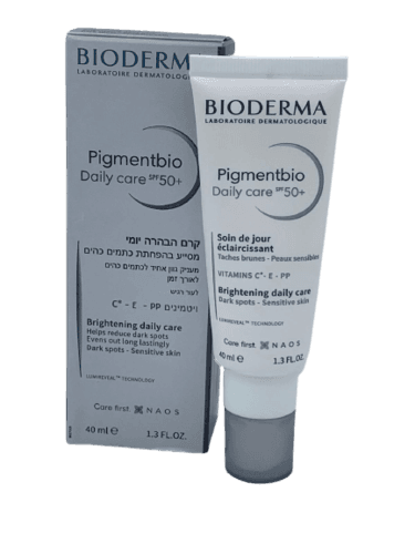 קרם הבהרה יומי | מסייע בהפחתת כתמים כהים | מכיל 40 מל | לעור רגיש | מעניק גוון אחיד לכתמים כהים לאורך זמן | ביודרמה | Bioderma