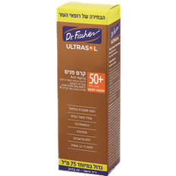 אולטרסול | קרם פנים | SPF50 | מכיל 75 מל | דר פישר | Dr Fischer