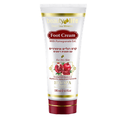 ארומה | קרם רגליים | עם תמצית רימונים | 180מל | מרכך את העור ומזין אותו ברכיבים חיוניים | בתוספת מינרלים מים המלח | הענקת מראה עור בריא וחיוני ארומה דד סי | Aroma Dead Sea