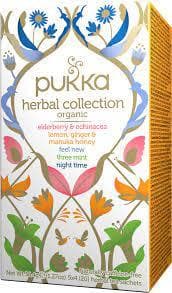 צמחים מיובשים להכנת משקה בחליטה | HERBAL TEA COLLECTION | ללא קפאין | פוקה | PUKKA