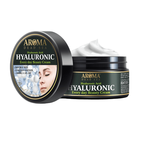 קרם לחות מועשר בחומצה היאלורונית | 100 מל | ארומה דד סי | Aroma Dead Sea