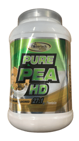 אבקות חלבון | פיור אפונה HD | פאוורטק בטעם קפוצינו | מכיל 700 גרם | Powertech Pure Pea HD פאוורטק | Powertech