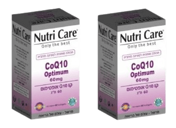 קו אנזים אופטימום 60 מג - 120 כמוסות נוטרי קר | Nutri Care