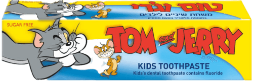 משחת שיניים טום וגרי | מכיל 50 מל | בתוספת פלואריד | בטעם מסטיק