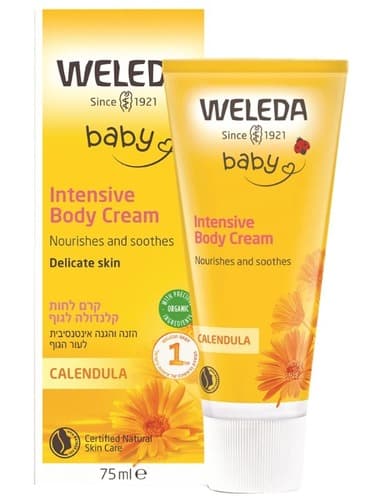 קרם לחות קלנדולה לתינוק | וולדה בייבי | 75 מל | וולדה | Weleda
