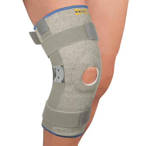 סד ברך עם סיליקון צירים מכאניים וכרית סיליקון התומך את מפרק הברך ומוריד נפיחות ועומס מפיקת הברך | מידה XL אוריאל | URIEL