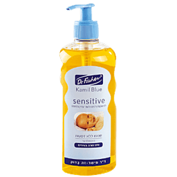 דוקטור פישר | קמיל בלו | 500מל | שמפו ללא דמעות | לתינוק | Kamil Blue SensItive דר פישר | Dr Fischer