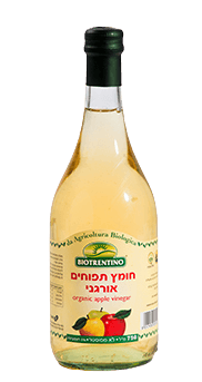 חומץ תפוחים אורגני - 750 מל