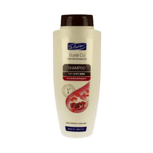 נטורל קר | מכיל 700 מל | שמפו לשיער רגיל | תמציות ורדים וחלב רימונים | Natural Care | דר פישר | Dr Fischer