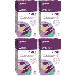 מבצע רביעיה | ויטמין C 1000 | לא חומצי | מכיל 400 קפליות | אלטמן | ALTMAN