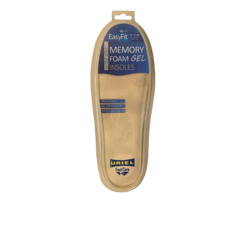 רפידות ספוג זיכרון בצבע בז לאישה | ITEM 301C אוריאל | מידה 36-40 | אוריאל | URIEL