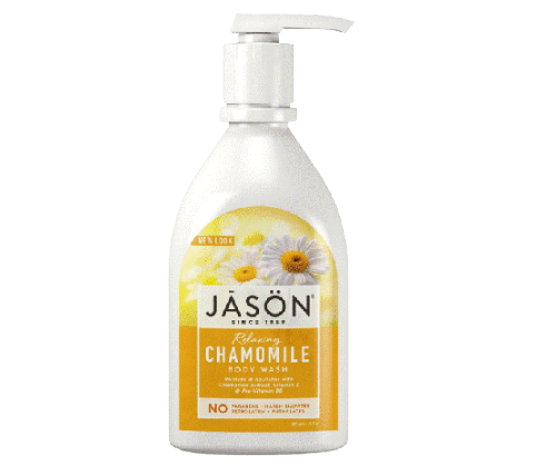 גייסון סבון גוף קמומיל מרגיע | מכיל 887 מל | להזנת והרגעת העור | גייסון | JASON