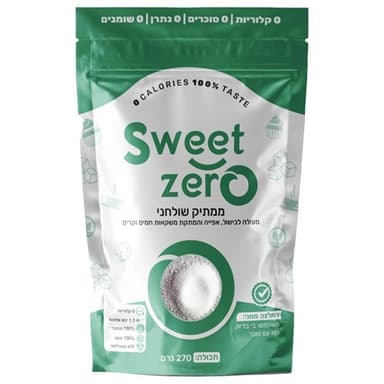 ממתיק שולחני | מכיל 270 גרם | סוויט זירו | SweetZero
