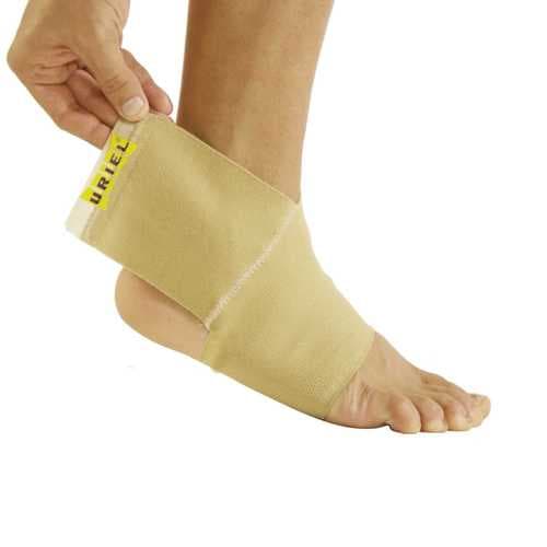 מגן קרסול אלסטי איכותי לשימוש יומיומי המסייע בהקלה בכאבים והורדת נפיחות בקרסול רצועת הידוק להתאמה וחיזוק הלחץ | מידה XS אוריאל | URIEL