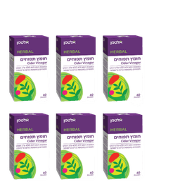 חומץ תפוחים | כמוסות המכילות 450 מג חומץ תפוחים | מכיל 360 כמוסות | בתוספת כרום וגמנה | מבצע שישייה | אלטמן | ALTMAN