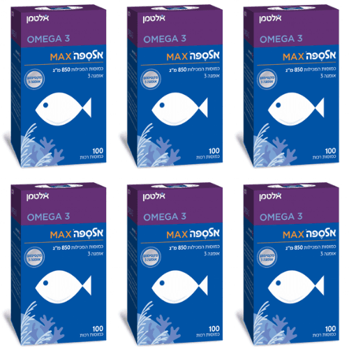 אלספה מקס 600 כמוסות | מבצע שישיה | מבית אלטמן | אלטמן | ALTMAN