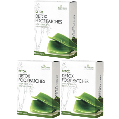 מארז שלישיה | פדים לניקוי רעלים מהדורת הדיטוקס | 100 אורגני | BIO GREEN | ביו גרין | Bio Green