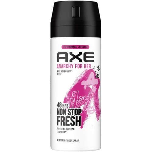 אקס AXE דאודורנט ספריי גוף לאישה 150 מל ANARCHY FOR HER