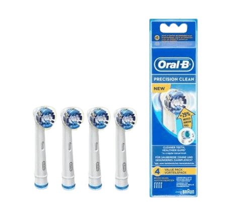 4 ראשים למברשת שיניים חשמלית | ORAL -B PRECISION CLEAN