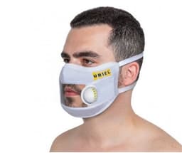 מסכת באבי מיועדת לכבדי שמיעה עם שסתום פליטה מונע אדים | אוריאל | URIEL