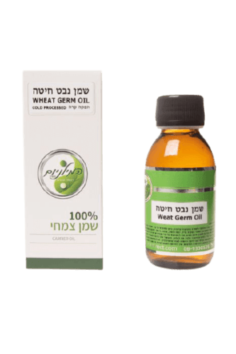 שמן נבט חיטה | 100 מל | המילניום | עשיר בויטמין E | מומלץ לעור יבש