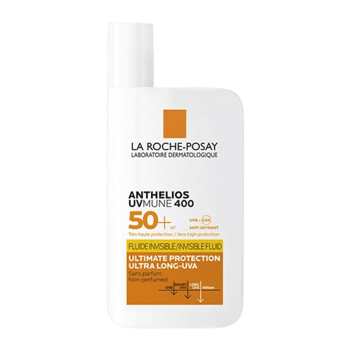 אנתליוס פלואיד UVMUNE400 | תחליב פנים SPF50 ללא גוון | 50 מל | ANTHELIOS UVMUNE 400 לה רוש פוזה | LA ROCHE POSAY
