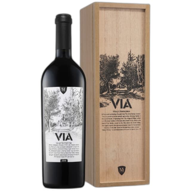 יין אדום מוני ויה - 750 מל