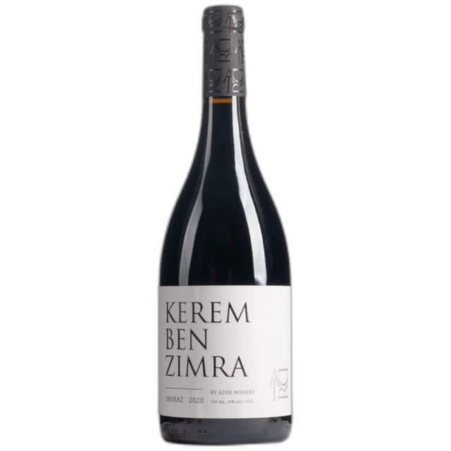 יין אדום אדיר כרם בן זמרה שיראז - 750 מל