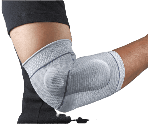 תומך מרפק אנטומי מסיליקון | מסייע בהפחתת כאבים הורדת נפיחות ובצקות | מידה XXL אוריאל | URIEL