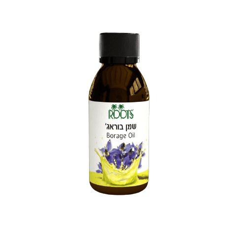 שמן בוראג כבישה קרה | 125 מל | שמן בסיס | רוטס | ROOTS