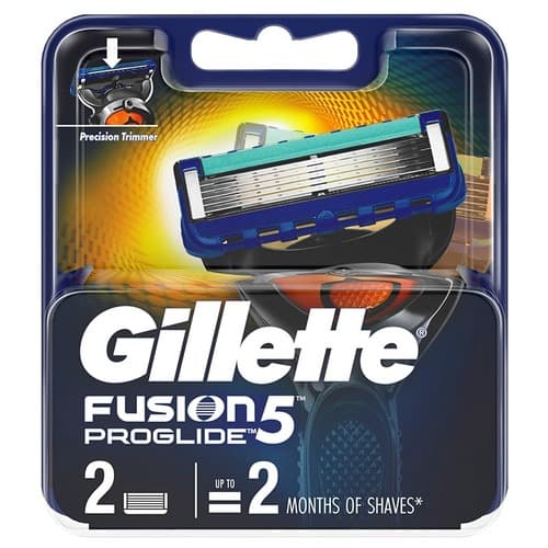 2 ראשים לסכיני גילוח Gillette FUSION 5 PROGLIDE | גילט | Gillette