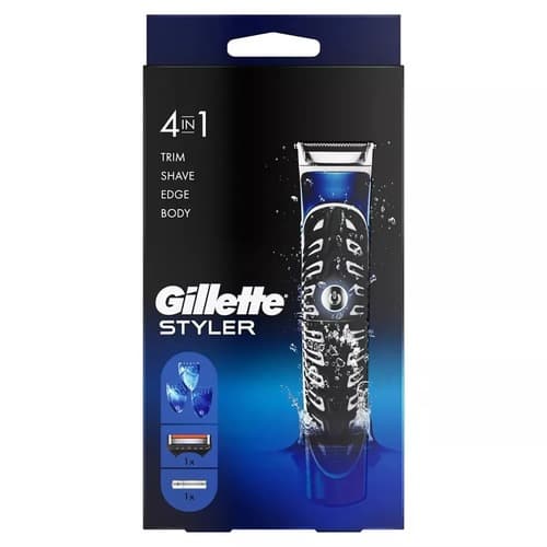 Gillette STYLER 4 IN 1 | כולל 3 מסרקים סכין סוללה | גילט | Gillette