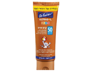ULTRASOL KIDS | קרם הגנה לפנים לילדים | 50 SPF | מכיל 75 מל | דר פישר | Dr Fischer