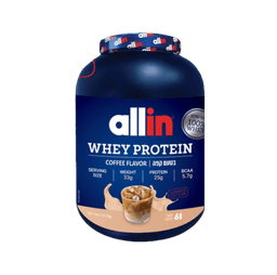אבקת חלבון ALL IN WHEY | בטעם קפה | 61 מנות הגשה | 2013 קג | אול-אין | ALLIN
