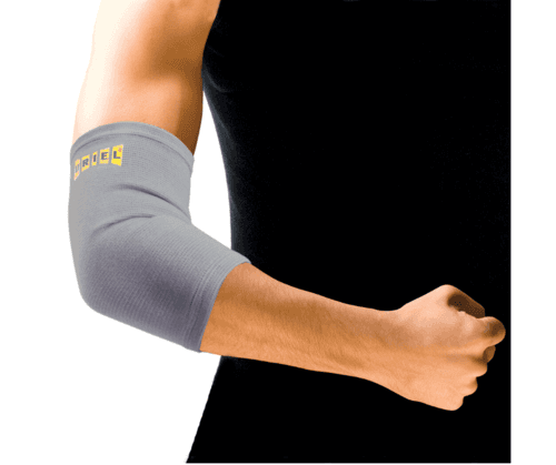 אוריאל | מגן מרפק | אלסטי אפור | שרוול לחץ | לסיוע בהקלת כאבי מרפק | נקע | נפיחות | טניס אלבו וגולפרס אלבו | מידה XXL אוריאל | URIEL