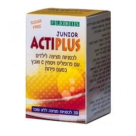 אקטי פלוס גוניור | מכיל 30 לכסניות מציצה | פלוריש הדס | Floris Hadas