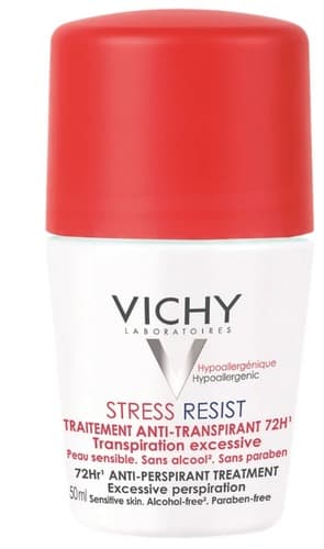 דאודורנט סטרס רזיסט | אנטי פרספינט | רול און | נגד הזעה מוגברת | מכיל 50 מל | STRESS RESIST |