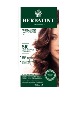 הרבטינט | צבע לשיער | על בסיס צמחי | 5R נחושת ערמוני בהיר | הרבטינט | HERBATINT