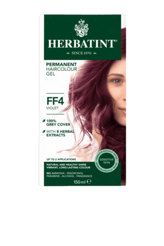 הרבטינט | צבע לשיער | על בסיס צמחי | FF4 סגול | הרבטינט | HERBATINT