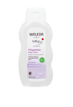 וולדה | בייבי דרמה | חלב גוף | נטופית לבנה | מכיל 200 מל וולדה | Weleda