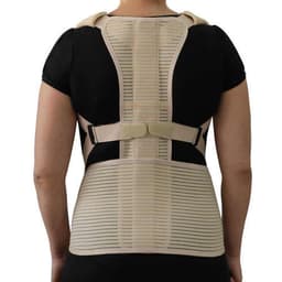 חגורת תמיכה לגב טיילור נמתחת ונושמת ליישור הגב | לאחרי ניתוח בקע מותני או גבי | מידה XXL | אוריאל | URIEL