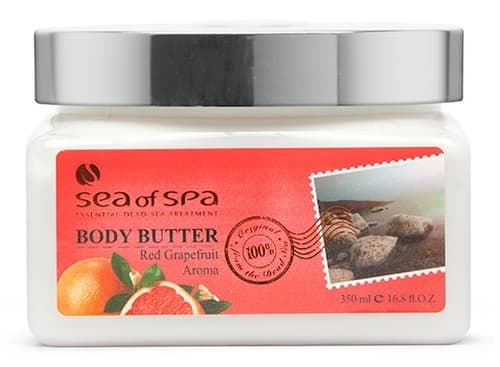 חמאת גוף | ניחוח אשכולית אדומה | 350 מל | סי אוף ספא | Sea Of Spa