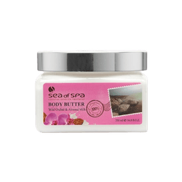 חמאת גוף | ניחוח חלב שקדים וסחלב פראי | 350 מל | סי אוף ספא | Sea Of Spa